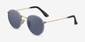 Ray-Ban RB3475Q Light Blue MetalSunglass Frames from EyeBuyDirect, Angle View