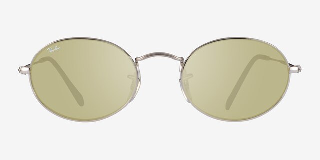Ray-Ban RB3547 Silver Gray MetalSunglass Frames from EyeBuyDirect, Front View