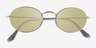 Ray-Ban RB3547 Silver Gray MetalSunglass Frames from EyeBuyDirect, Closed View