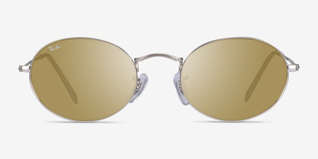 Ray-Ban RB3547 Silver MetalSunglass Frames from EyeBuyDirect, Front View