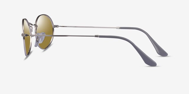 Ray-Ban RB3547 Silver MetalSunglass Frames from EyeBuyDirect, Side View