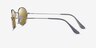 Ray-Ban RB3547 Silver MetalSunglass Frames from EyeBuyDirect, Side View