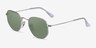 Ray-Ban RB3548 Silver MetalSunglass Frames from EyeBuyDirect, Angle View