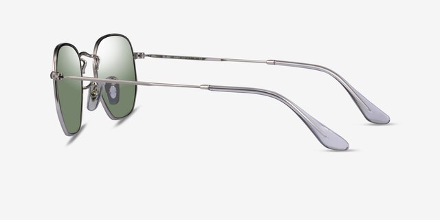 Ray-Ban RB3548 Silver MetalSunglass Frames from EyeBuyDirect, Side View