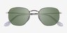 Ray-Ban RB3548 Silver MetalSunglass Frames from EyeBuyDirect, Closed View