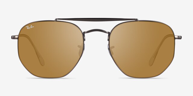 Ray-Ban RB3648 Gunmetal MetalSunglass Frames from EyeBuyDirect, Front View