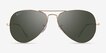 Ray-Ban RB3025 Aviator Arista MetalSunglass Frames from EyeBuyDirect, Front View