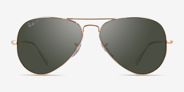 Ray-Ban RB3025 Aviator Arista MetalSunglass Frames from EyeBuyDirect, Front View