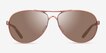 Oakley Feedback Rose Gold MetalSunglass Frames from EyeBuyDirect, Front View