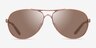 Oakley Feedback Rose Gold MetalSunglass Frames from EyeBuyDirect, Front View