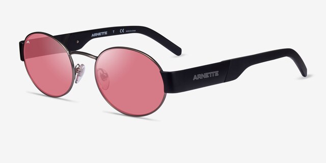 ARNETTE Lars Matte Brushed Gunmetal MetalSunglass Frames from EyeBuyDirect, Angle View