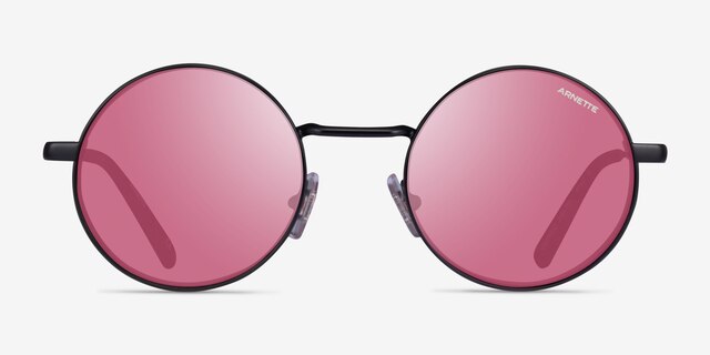 ARNETTE Drophead Matte Black MetalSunglass Frames from EyeBuyDirect, Front View