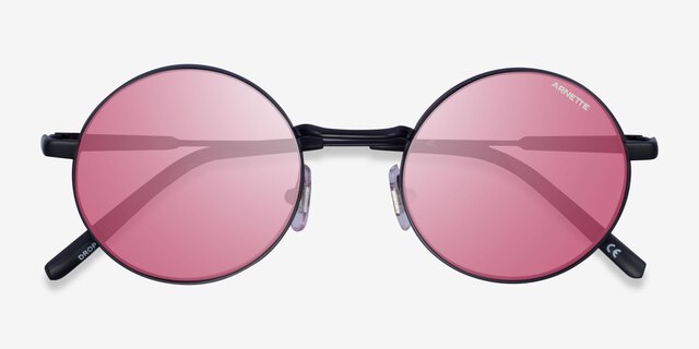 ARNETTE Drophead Matte Black MetalSunglass Frames from EyeBuyDirect, Closed View