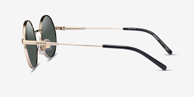 ARNETTE Drophead Brushed Light Gold MetalSunglass Frames from EyeBuyDirect, Side View