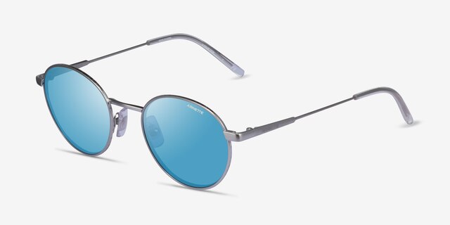 ARNETTE AN3084 The Professional Brushed Silver MetalSunglass Frames from EyeBuyDirect, Angle View
