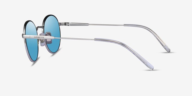 ARNETTE AN3084 The Professional Brushed Silver MetalSunglass Frames from EyeBuyDirect, Side View