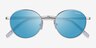 ARNETTE AN3084 The Professional Brushed Silver MetalSunglass Frames from EyeBuyDirect, Closed View