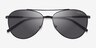 ARNETTE Sidecar Matte Black MetalSunglass Frames from EyeBuyDirect, Closed View