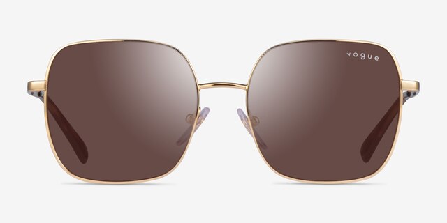 Vogue Eyewear VO4175SB Gold MetalSunglass Frames from EyeBuyDirect, Front View