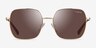 Vogue Eyewear VO4175SB Gold MetalSunglass Frames from EyeBuyDirect, Front View