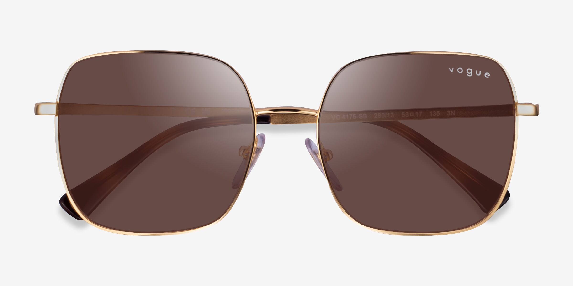 Vogue Eyewear VO4175SB - Square Gold Frame Prescription 