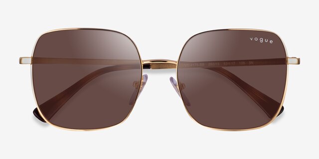 Vogue Eyewear VO4175SB Gold MetalSunglass Frames from EyeBuyDirect, Closed View