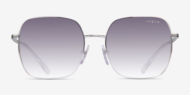 Vogue Eyewear VO4175SB Silver MetalSunglass Frames from EyeBuyDirect, Front View