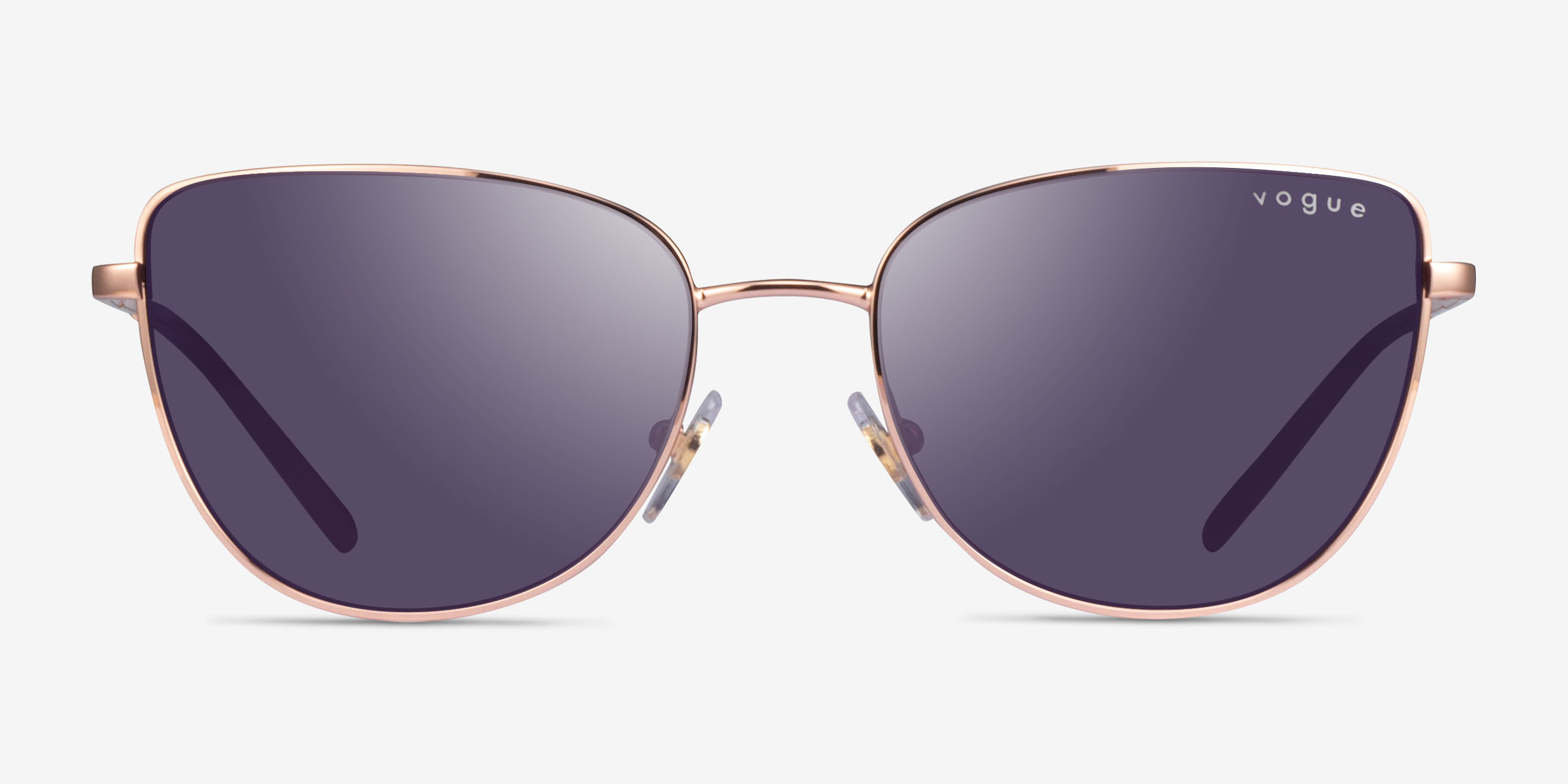 Vogue Eyewear VO4233S Cat Eye Rose Gold Frame Sunglasses For Women