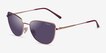 Vogue Eyewear VO4233S Rose Gold MetalSunglass Frames from EyeBuyDirect, Angle View