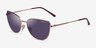 Vogue Eyewear VO4233S Rose Gold MetalSunglass Frames from EyeBuyDirect, Angle View
