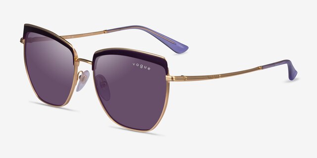 Vogue Eyewear VO4234S Violet MetalSunglass Frames from EyeBuyDirect, Angle View