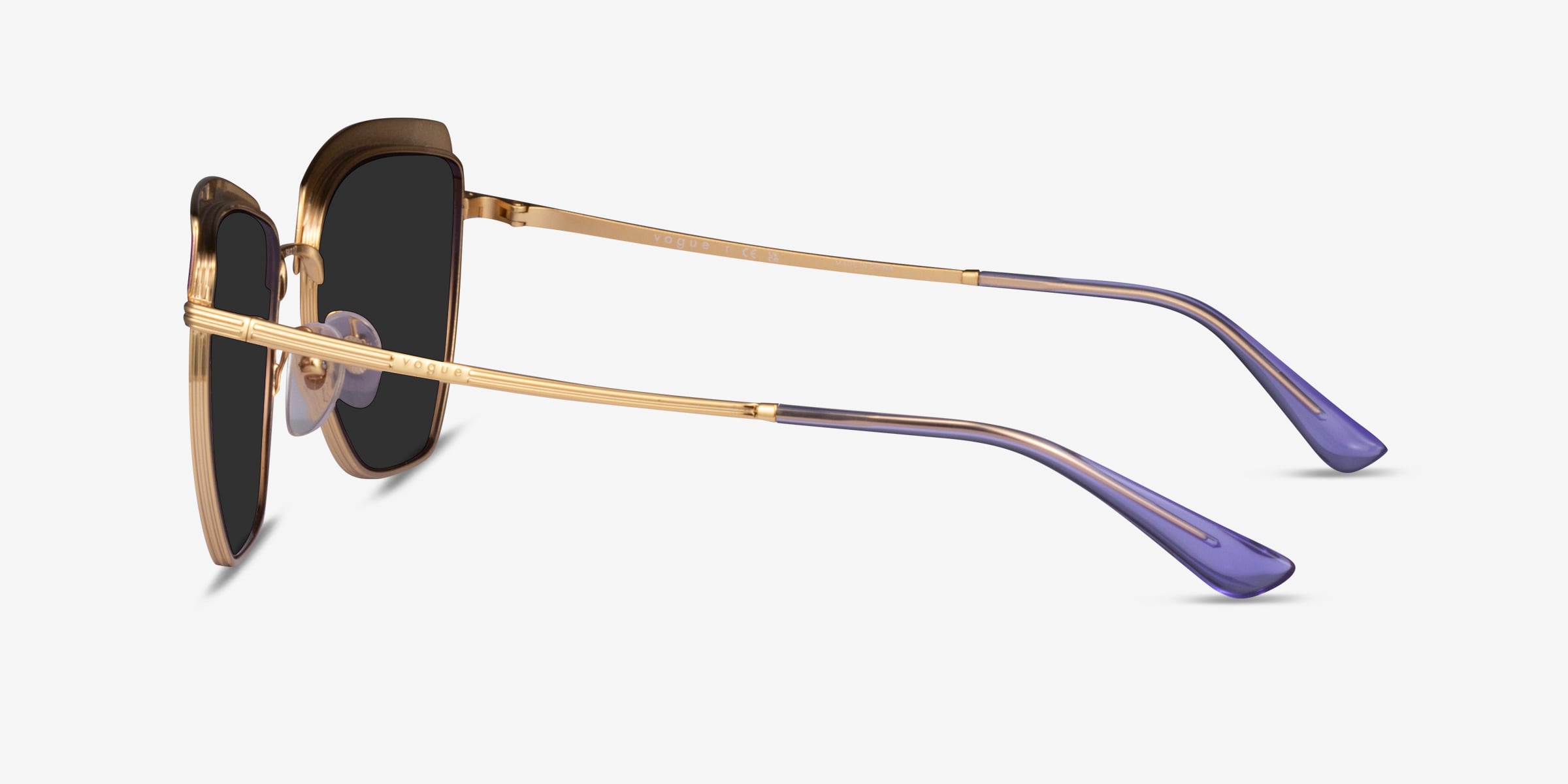海外　VOGUE Amazon.com: Vogue Eyewear Women's VO5334 Butterfly