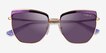 Vogue Eyewear VO4234S Violet MetalSunglass Frames from EyeBuyDirect, Closed View