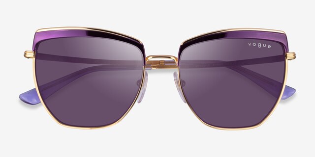 Vogue Eyewear VO4234S Violet MetalSunglass Frames from EyeBuyDirect, Closed View