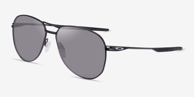 Oakley Contrail Satin Black MetalSunglass Frames from EyeBuyDirect, Angle View