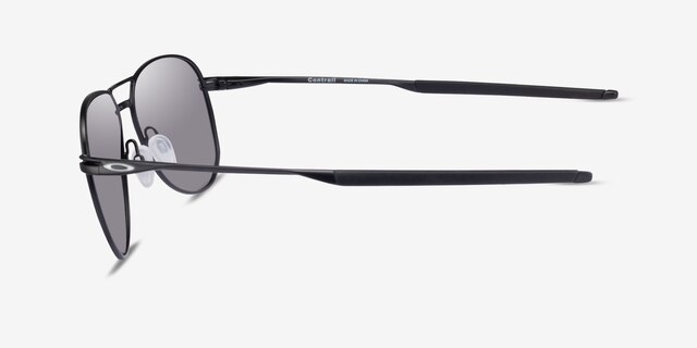 Oakley Contrail Satin Black MetalSunglass Frames from EyeBuyDirect, Side View