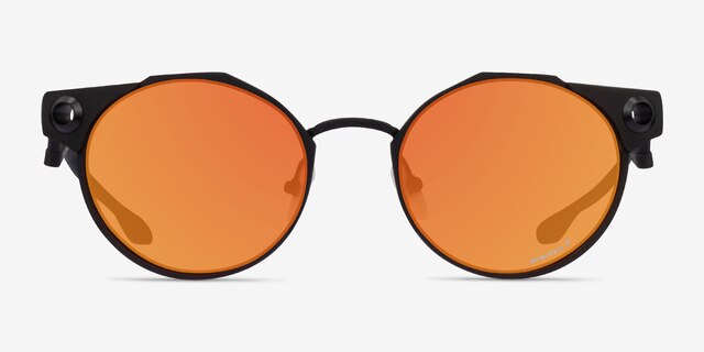 Oakley OO6046 Deadbolt Satin Black TitaniumSunglass Frames from EyeBuyDirect, Front View