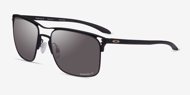 Oakley Holbrook Ti Satin Black TitaniumSunglass Frames from EyeBuyDirect, Angle View