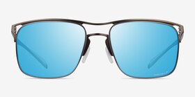 Oakley Holbrook Ti Matte Gunmetal Titanium Soleil de Lunette de vue d'EyeBuyDirect, Vue de Face