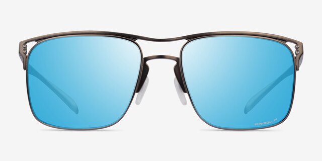 Oakley Holbrook Ti Matte Gunmetal TitaniumSunglass Frames from EyeBuyDirect, Front View