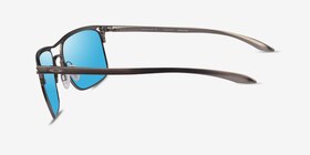 Oakley Holbrook Ti Matte Gunmetal Titanium Soleil de Lunette de vue d'EyeBuyDirect, Vue de Côté