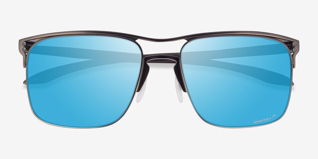 Oakley Holbrook Ti Matte Gunmetal TitaniumSunglass Frames from EyeBuyDirect, Closed View