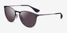 Ray-Ban RB3539 Metallic Gray MetalSunglass Frames from EyeBuyDirect, Angle View