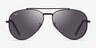 Ray-Ban RB3625 New Aviator Black MetalSunglass Frames from EyeBuyDirect, Front View