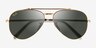 Ray-Ban RB3625 New Aviator Legend Gold MetalSunglass Frames from EyeBuyDirect, Closed View