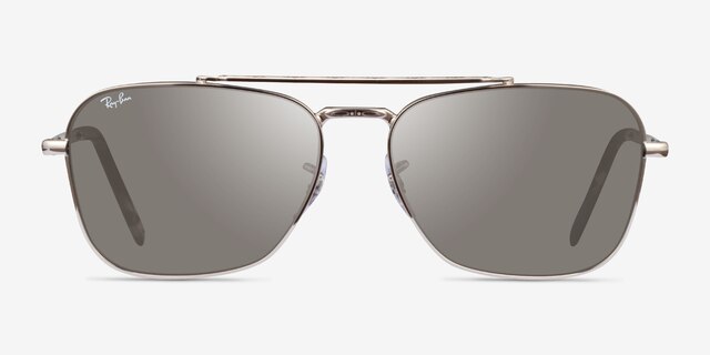 Ray-Ban RB3636 Silver MetalSunglass Frames from EyeBuyDirect, Front View