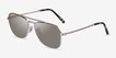 Ray-Ban RB3636 Silver MetalSunglass Frames from EyeBuyDirect, Angle View