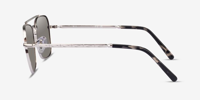 Ray-Ban RB3636 Silver MetalSunglass Frames from EyeBuyDirect, Side View