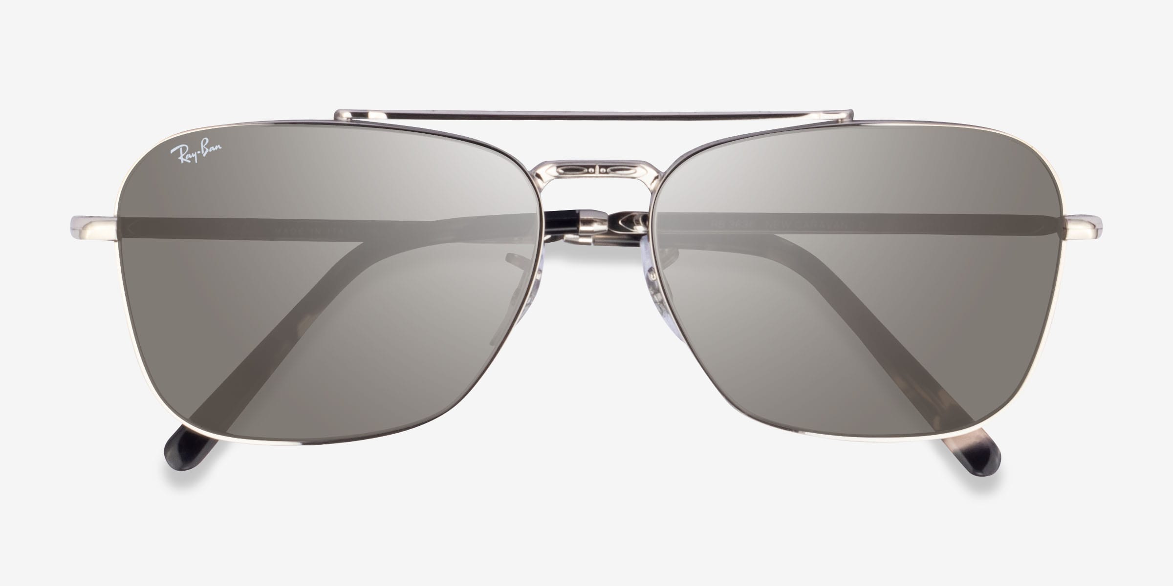 Ray ban caravan silver online