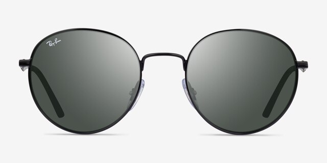 Ray-Ban RB3681 Black MetalSunglass Frames from EyeBuyDirect, Front View